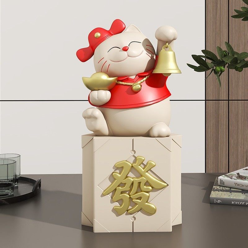 猫开业摆件收钱音箱存钱罐入户前台发财猫招手收银台吧台装饰,机械设备,其他机械设备,淘宝优惠券,粉丝福利购,淘宝优惠卷