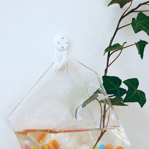 水培植物插花花瓶创意家居壁饰透明玻璃壁挂悬挂花瓶电商货源