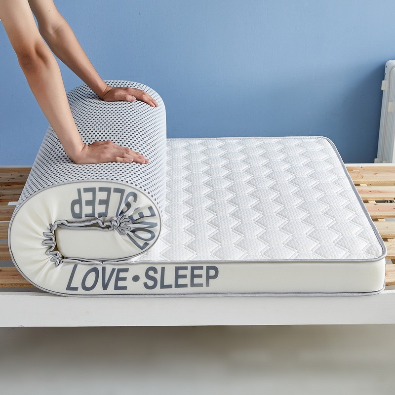 简约纯色针织乳胶记忆海绵床垫学生宿舍单床垫酒店家用民宿双人床