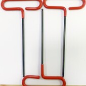 191 厂家产销浸胶t型手柄内六角带球手动扳手t型头扳手h4 100