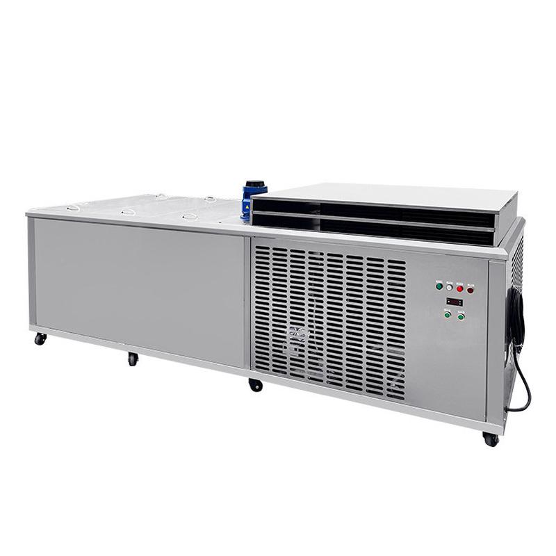 条尼日利亚太阳能板冰砖机大产能3吨大冰块机运输保鲜冰定制机