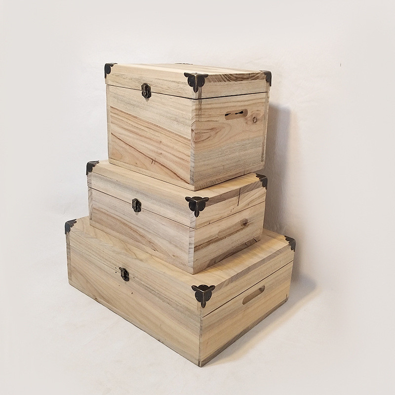 香樟木制品字画收藏复古  盒香樟木翻盖式书画实木收纳盒