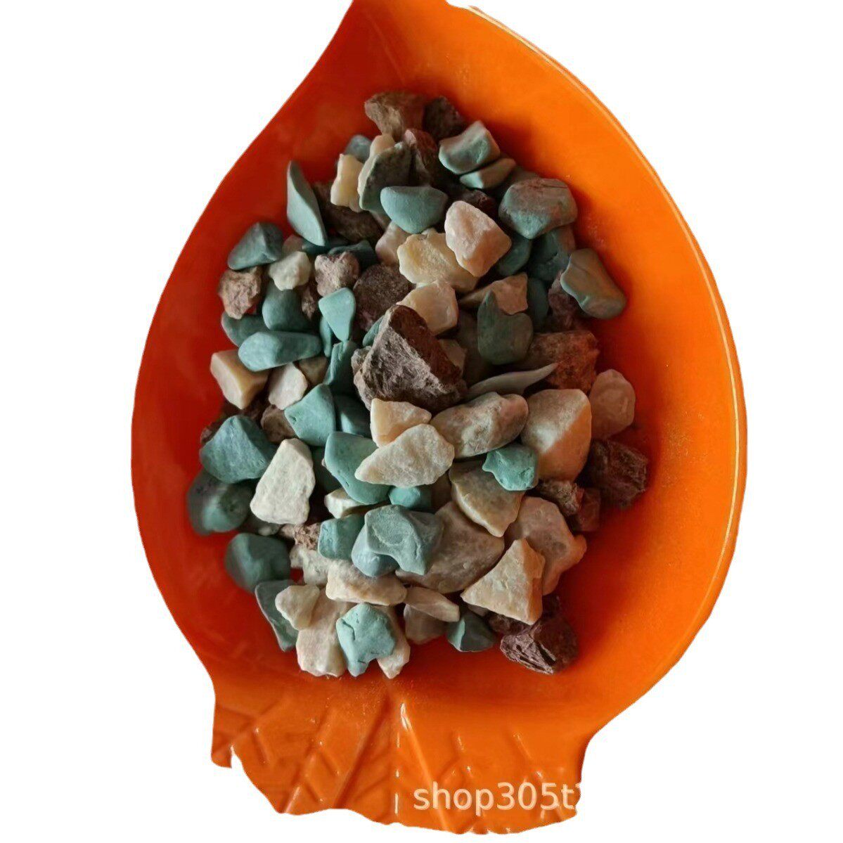 彩色石子厂家批发彩色水磨石水洗石石子石子园艺造景石子