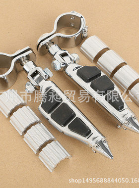 热销适用于vs1400vz1500intruderm800c1800rtm109r脚踏电镀改装