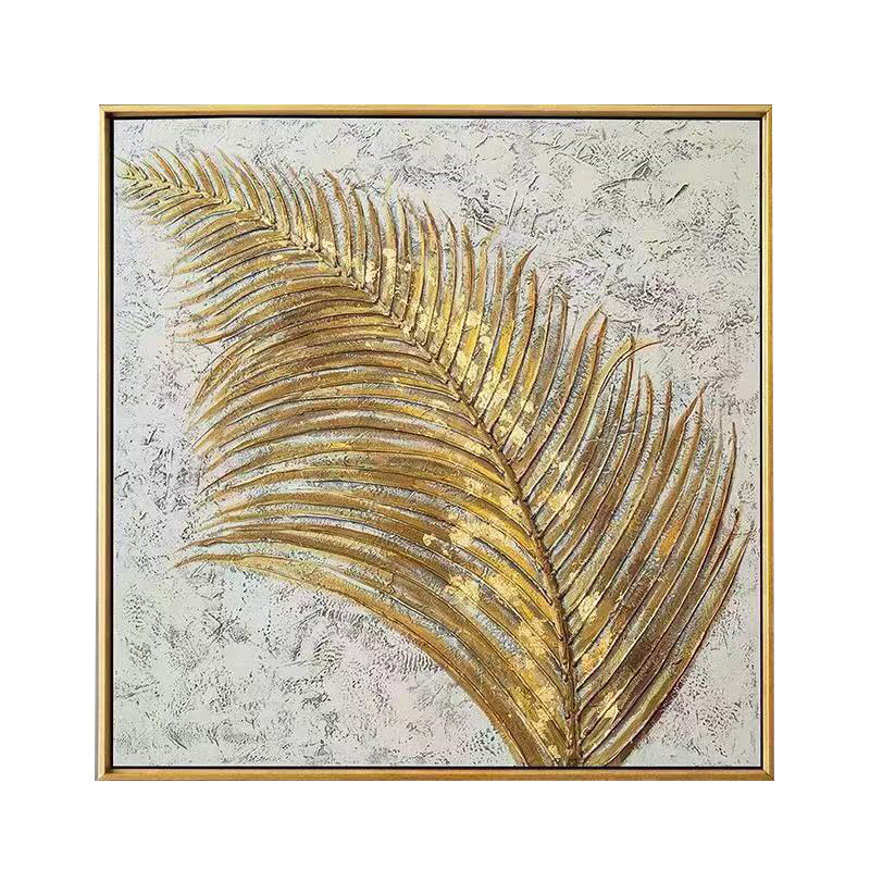 客厅三联装饰画现代轻奢手绘油画餐厅挂画卧室壁画沙发背景墙画
