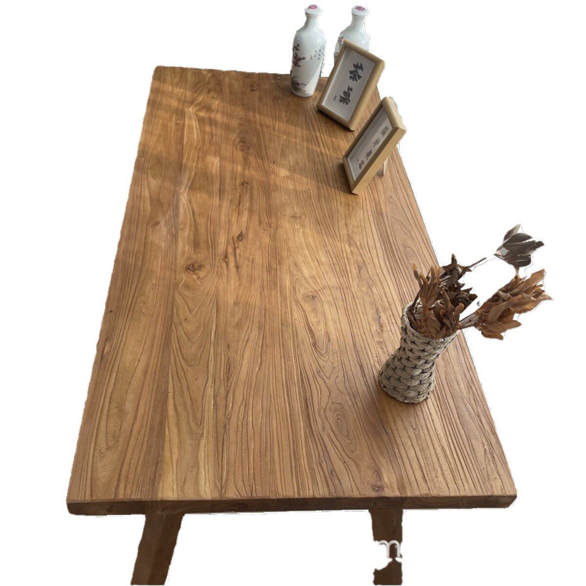 做旧老榆木书桌架长方形办公桌风化餐桌实木茶台茶桌客厅家具