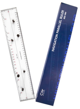 cya船用平行尺分拉航海海图直尺角度多功能平行平行尺600mm450mm