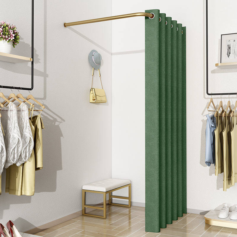 服装店展示架简易试衣间门帘便携更衣室L型上墙轨道隔断帘换塘鑫,住宅家具,格架,淘宝优惠券,粉丝福利购,淘宝优惠卷