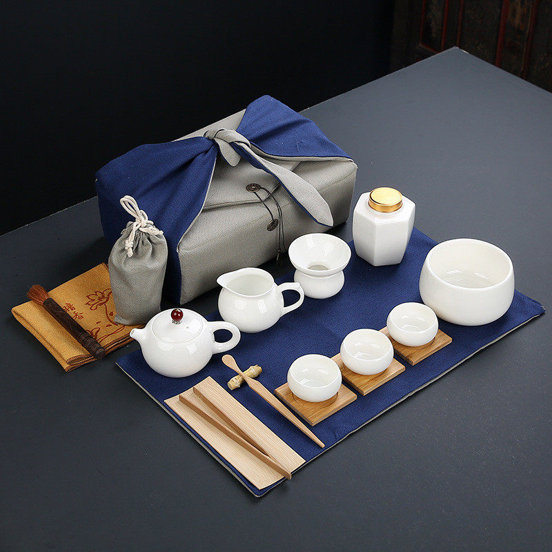 大号多容量茶具收纳包茶洗香户外茶事活动茶艺师表演车载道布