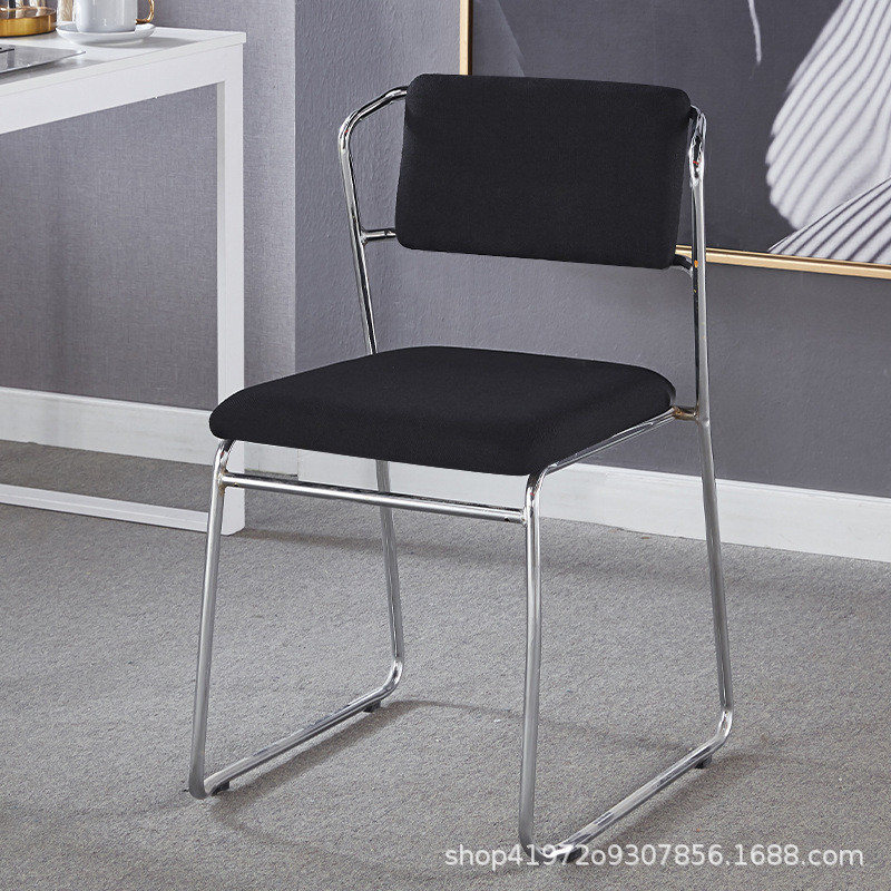 厂家直销会议室皮革高档质量好办公椅椅子职员培训椅前台接待椅子