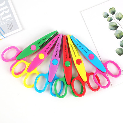 Children Kids Paper Craft Scissors  Cutting Patterns Curve