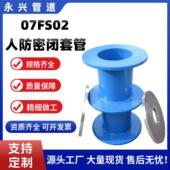 建筑用人防密闭套管DN250穿墙防护套管07FS02钢制密闭防护套管