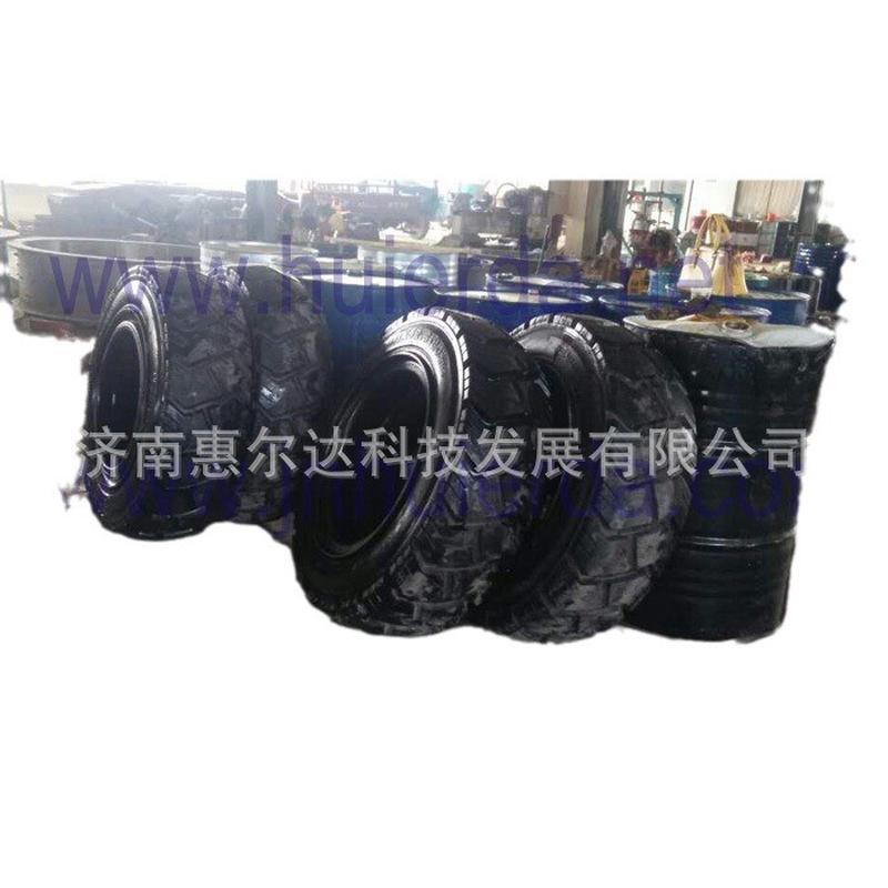 热销常州科试胶轮车用填充轮胎13..00-24聚氨酯轮胎填充实心
