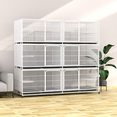 猫笼猫繁殖笼三层猫笼子繁殖家用繁育笼猫舍猫笼繁殖双层笼狗笼子