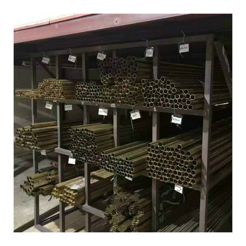 异性铜管加工紫铜方管扁管黄铜方管灯具用铜管铜箔