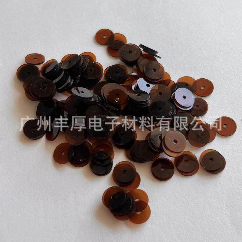 文玩哇珠宝水晶牛皮隔片彩色透明ppo型圈垫片食品级止滑硅胶隔离