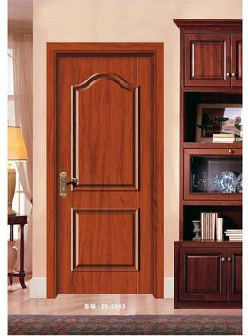 热销工厂直销房门酒店公寓实木室内复合套装门烤漆门实木门fs8001