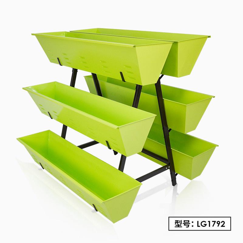 长方形室内绿色土培种菜箱阶梯园艺种植花架阳台花盆种植箱花槽