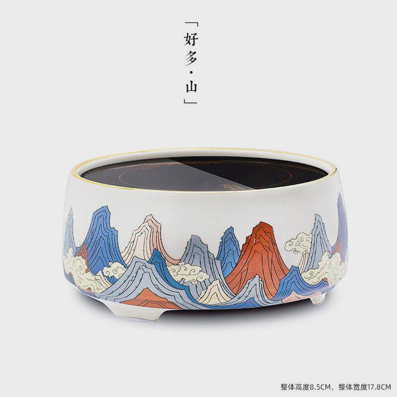 龙隐斋电陶炉静音茶炉台式煮茶器家用烧水铁壶银壶陶壶泡茶具智能