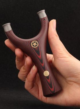 花瓶数控g10钢叉瓶口弓竞技瓶口g10飞虎皮花瓶扁五星钛贴片飞虎