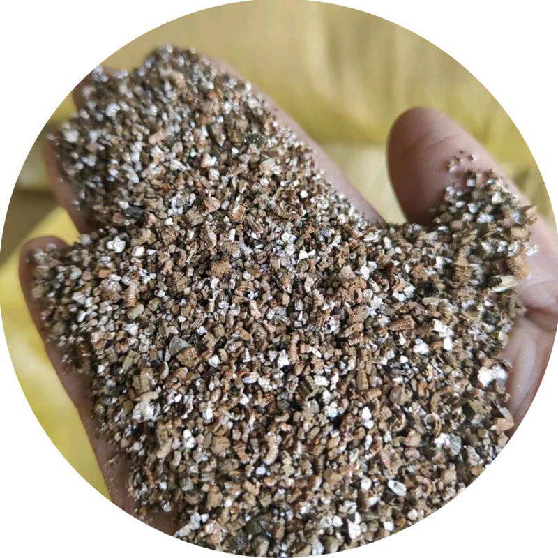 厂家颗粒蛭石1-3毫米膨胀红蛭石蛭石量20-40目40-60目细粉大优惠