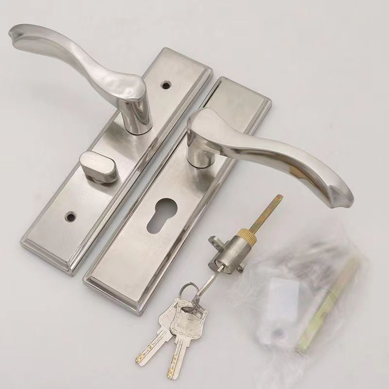 热销房间门锁家用通用型130孔单舌室内卧室门锁木门把手执手老式