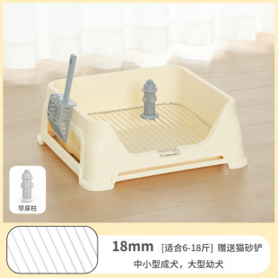 贴牌防高包围狗厕所带墙不锈钢网定制踩屎狗砂盆便盆宠物清洁用品