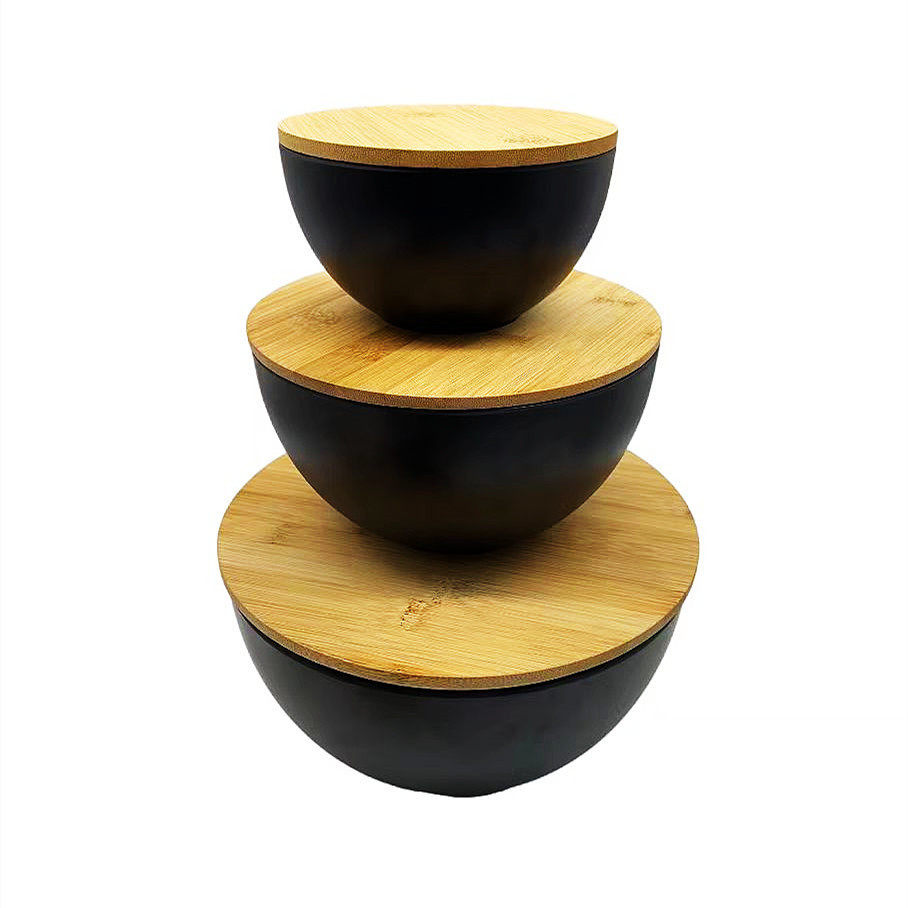 竹纤维沙拉碗三套件大中小配竹盖水果蔬菜沙拉小吃,家装主材,台上艺术碗盆,淘宝优惠券,粉丝福利购,淘宝优惠卷