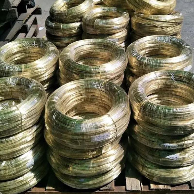 黄铜线h62 铜线h65 黄铜丝黄铜棒弹簧铜丝圆棒丝细圆实心厂家现货