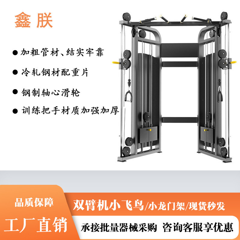 双臂机小飞鸟训练器小龙门架双臂机拉力商用综合运动器械健身器材