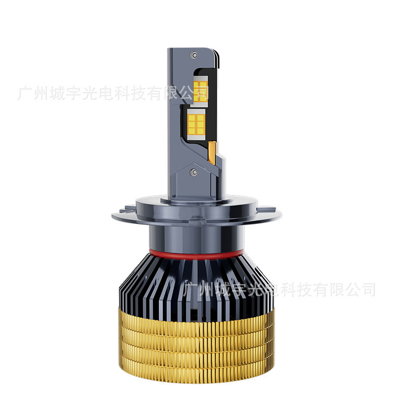 四铜管大功率120W超亮LED车灯解码汽车前大灯远近光货车专用