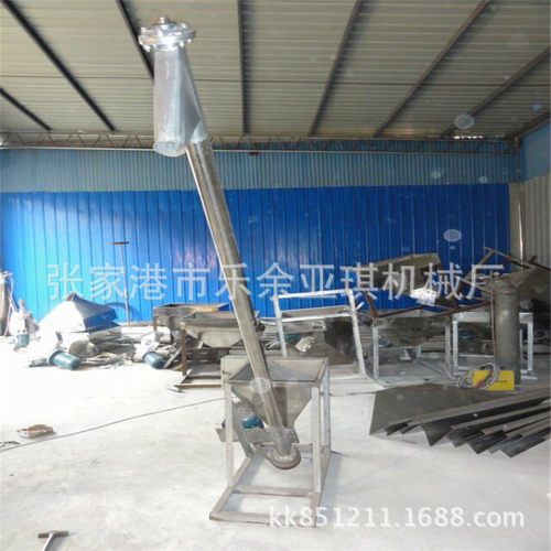 热销塑料颗粒自动螺旋上料机螺杆送料机粉料加料机塑料搅拌螺旋上