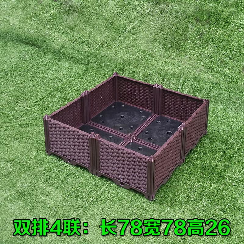 代阳台种菜盆家庭特大塑料花盆花槽蔬菜种植箱长方形设备包邮