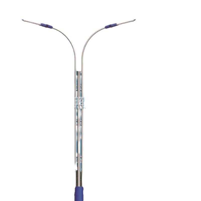 厂家批发led路灯建设单双臂工程路灯杆户外亮化新农村道路照明灯