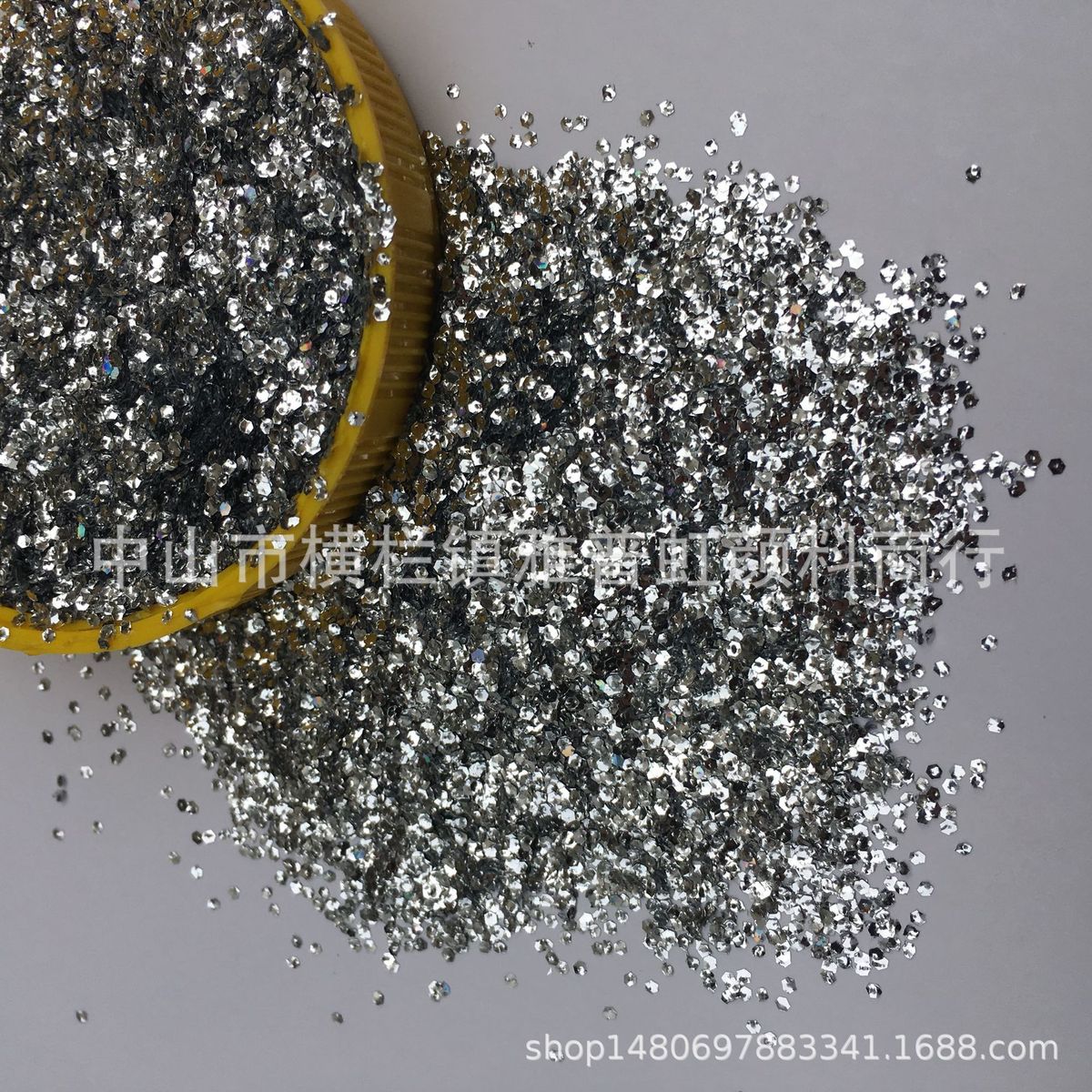 特色压纹金葱粉六边形闪粉压饰品手机挂件圣诞纹镭射七彩粉