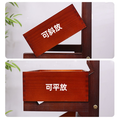 实木置物架多格收纳客厅杂物陈列架餐厅厨房蔬菜木质展示架零食架