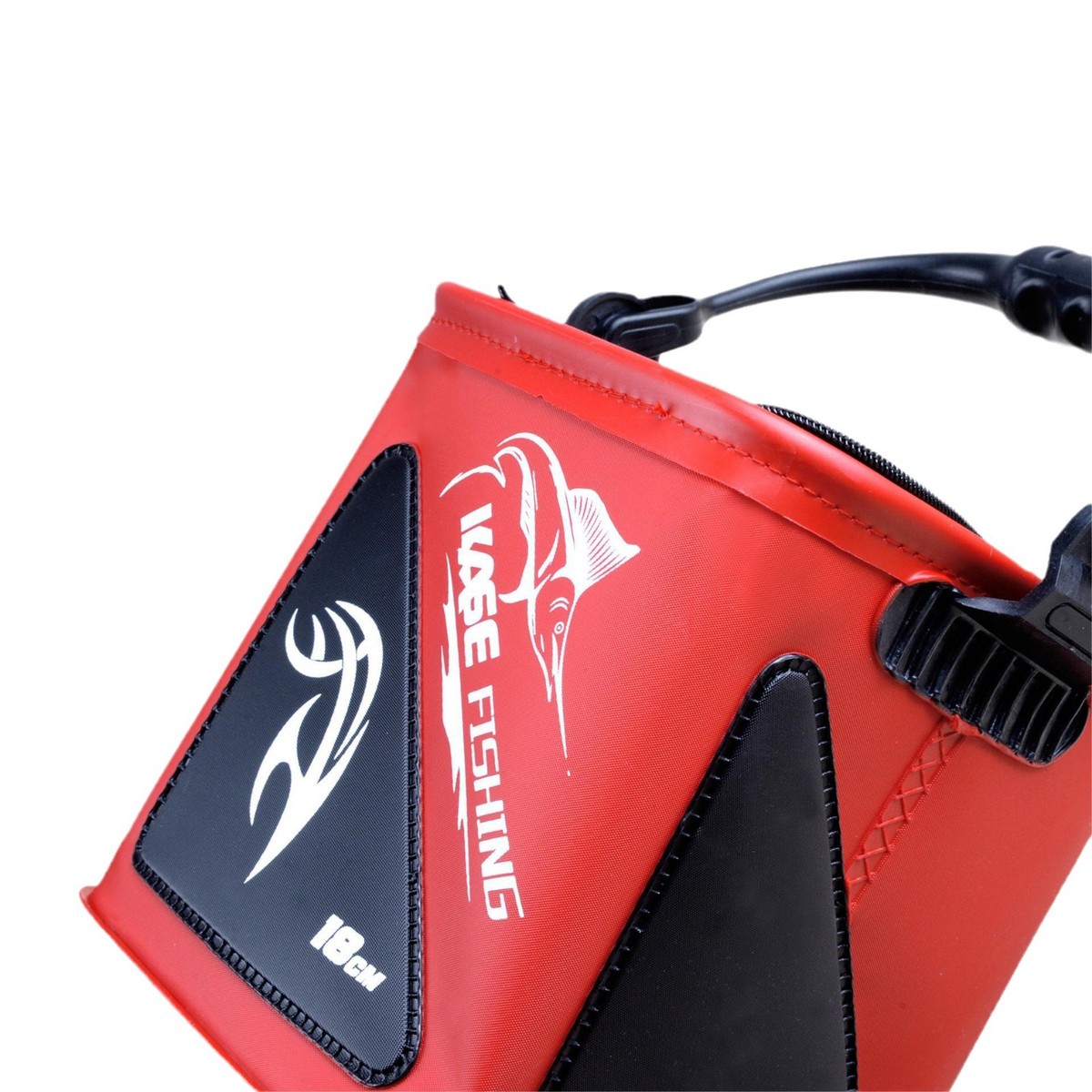 凯思kase豪华打水桶折叠旋转打水桶方形带网18厘米21cmeva鱼桶