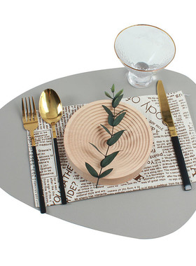 22n-7实木几何曲轻奢美式法式田园面碗样板间餐具套装软装摆台