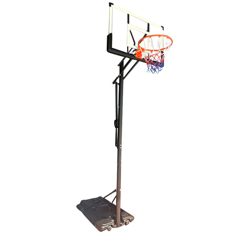 室内外成人款拉杆升降标准篮球架3.05米高度可移动便携式篮球架