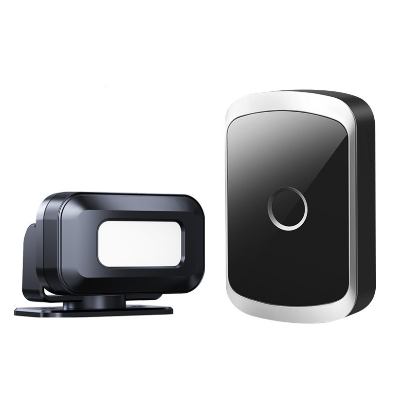 门口欢迎光临感应器店铺进门语音提示迎宾报警器超市分体门铃商用