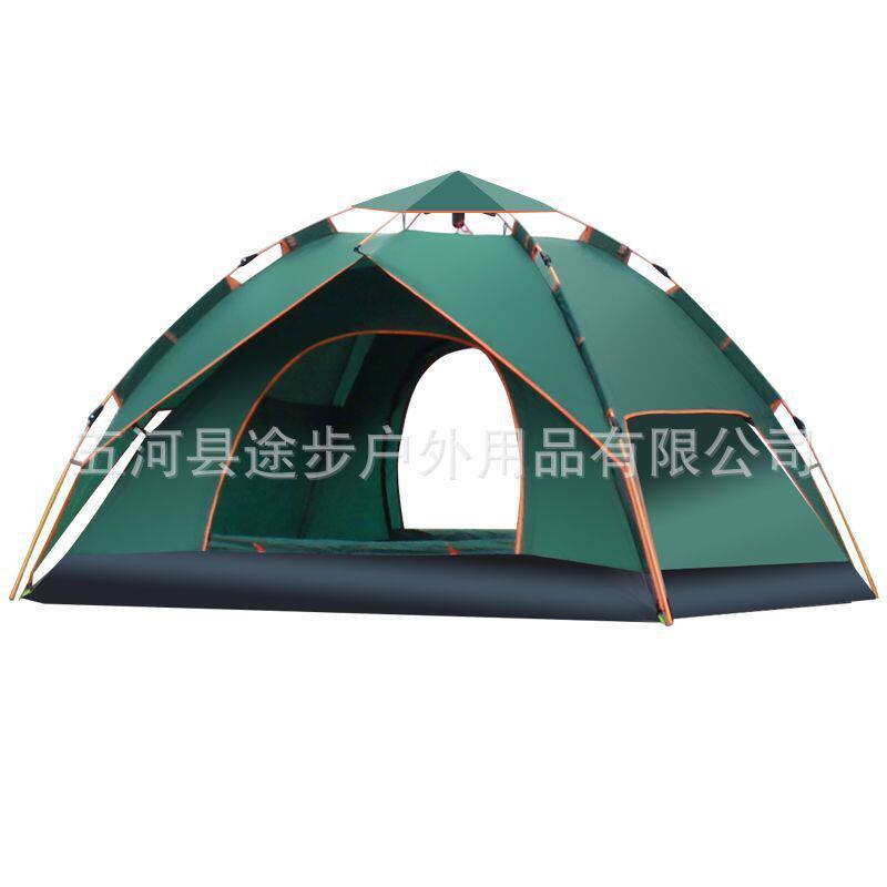 全自动狐帐篷户外3-4人草原单双人家庭加厚防雨野外露营2人
