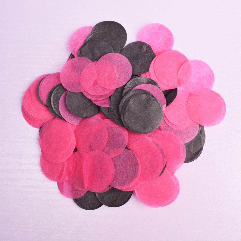 500g碎屑圆形纸片波波球彩色圆片纸屑填充物1cm2.5cm圆片装