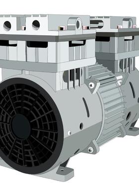工厂增780w无油低音空压机铜线电机小型直销压机池塘增氧压缩机