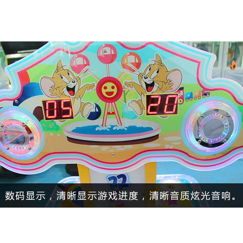 热销儿童乐园双人打地鼠大型敲击娱乐投币游戏机亲子电玩城游艺机