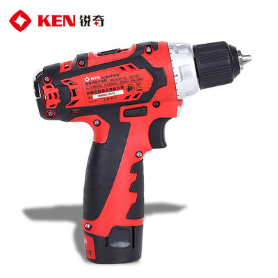 KEN锐奇12V锂电钻BL6212CB/6012C双速充电手电钻电动工具螺丝刀