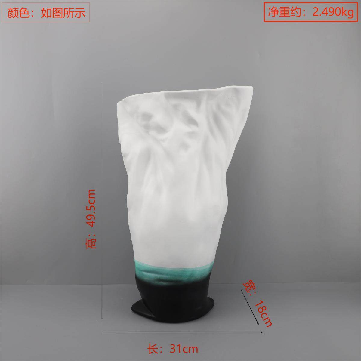 北欧创意水墨样板房树脂花器摆件餐厅客厅书房电视柜渐变家居饰品,家居饰品,装饰摆件,淘宝优惠券,粉丝福利购,淘宝优惠卷