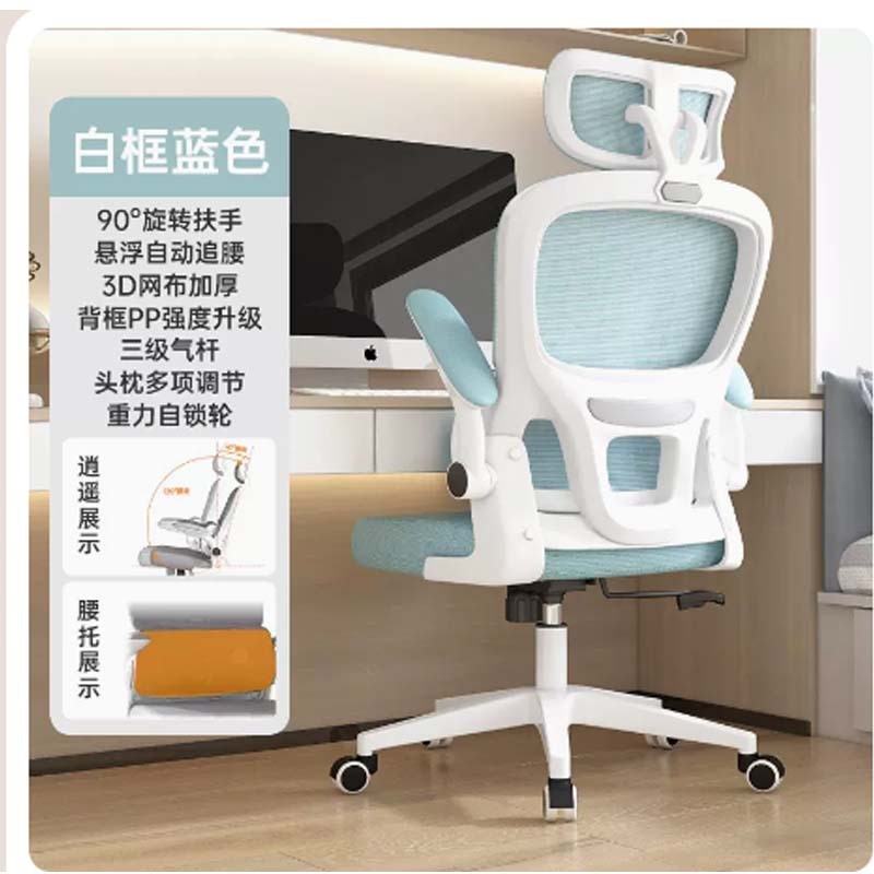人体工学椅学习椅子家用久坐电脑椅护腰书桌座椅升降椅办公椅