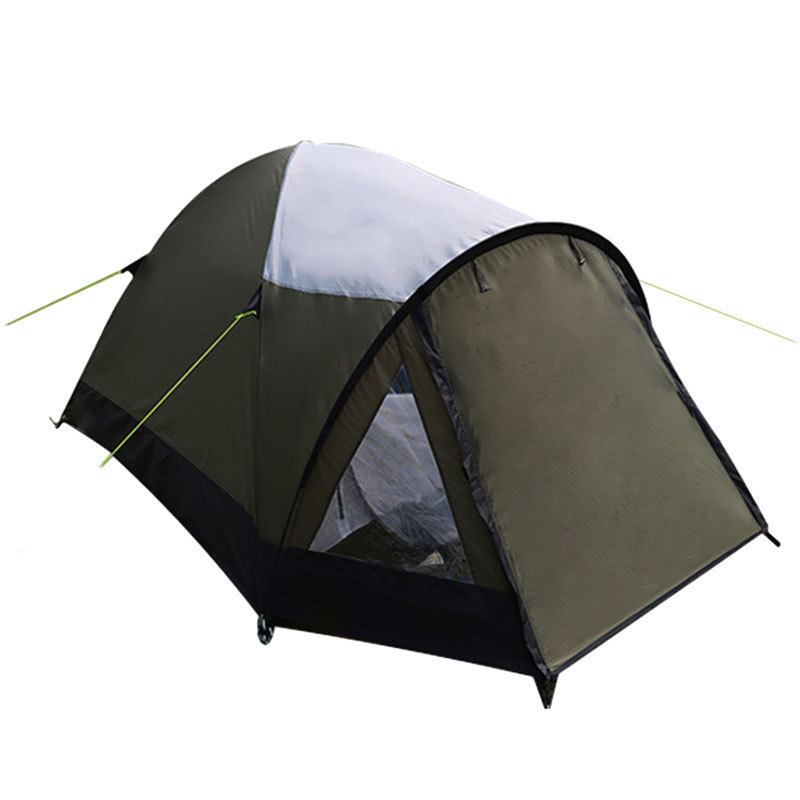 便携式休闲实用户外一室一厅车顶双层帐篷露营野营防雨防晒双人