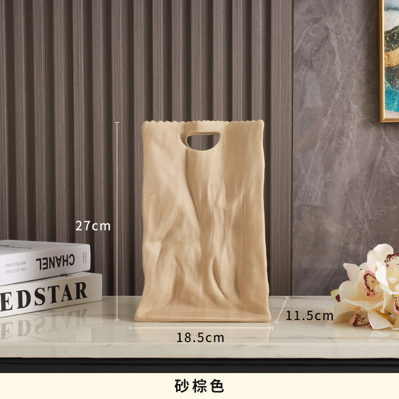 现代家装艺术花瓶摆件酒店服装创意装饰电视柜玄关酒柜北欧展厅