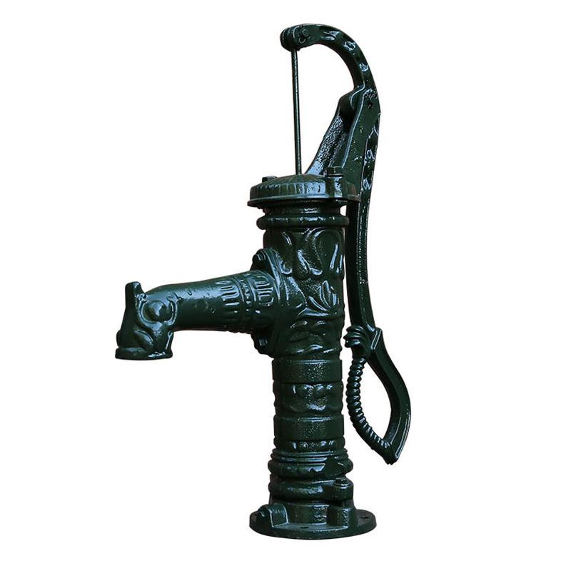 ali6老式铸铁摇水井压水井水机手动抽水机手压泵压井头压水泵家用